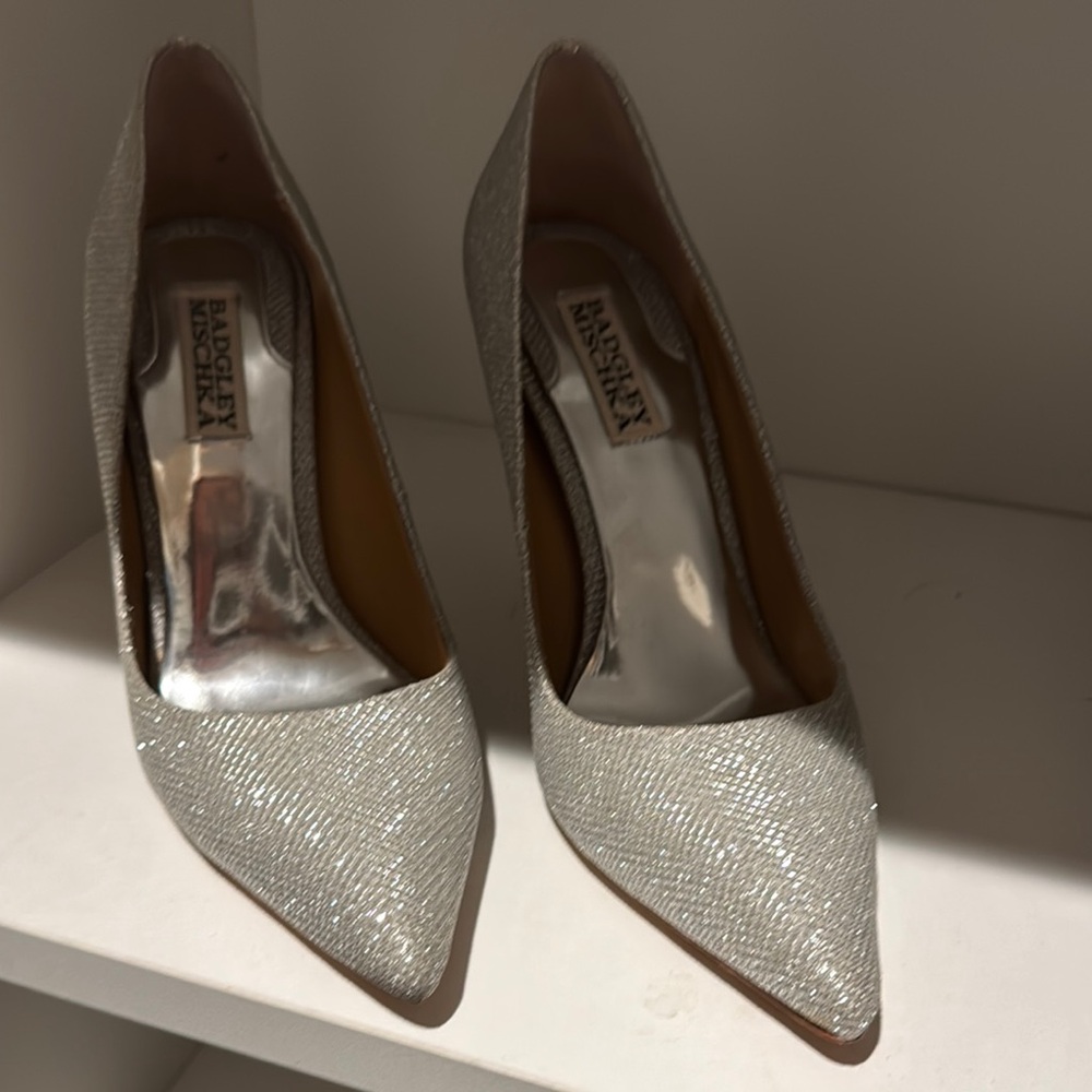 Badgley Mischka Silver Women's Heels